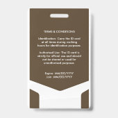 マネージャIDカード バッジ (裏面)