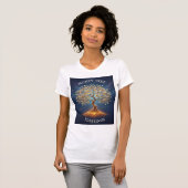 マネーツリーの祝福 — 豊かさの周波数 Tシャツ (正面フル)