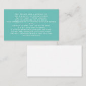 マネーツリー/ウィッシングウェル招待状挿入 エンクロージャーカード (正面/裏面)