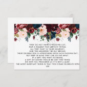 マネーツリー/ウィッシングウェル招待状挿入 エンクロージャーカード (正面/裏面)