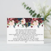 マネーツリー/ウィッシングウェル招待状挿入 エンクロージャーカード (スタンド正面)