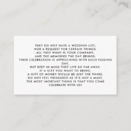 マネーツリー/願い事の井戸の招待状挿入ページ エンクロージャーカード