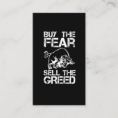 マネートレーディングギフト株式市場投資家トレーダー 名刺 (正面)