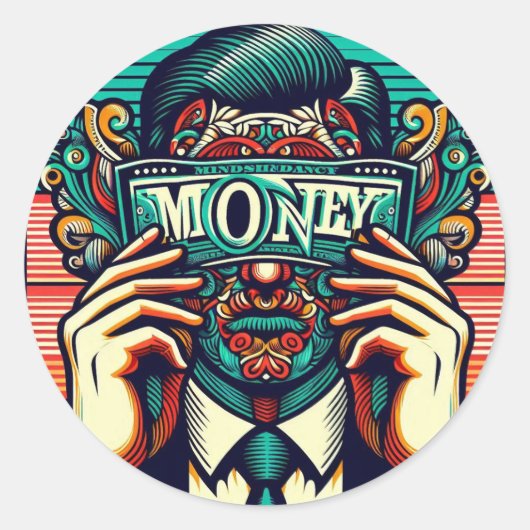 マネートーク ラウンドシール (正面)