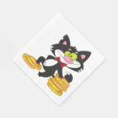 マネーナプキンス付き猫紙 スタンダードランチョンナプキン (角)