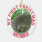 マネーネスト・エッグ セラミックオーナメント (左)