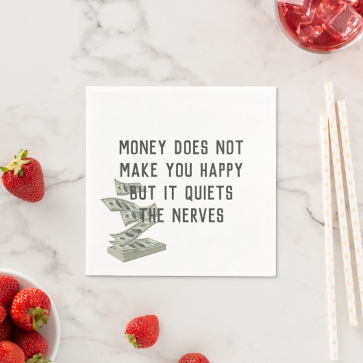 マネーハピネス引用文 スタンダードカクテルナプキン (インサイチュ)