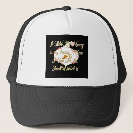 マネーバッグの夢のデザイン キャップ (正面)