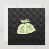 マネーバッグ; スリム 招待状 (裏面)