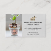 マネーバッグ |プラントの変更 |バーグラフロゴ 名刺 (正面)