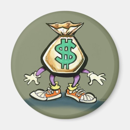 マネーバッグ マグネット (正面)