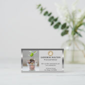 マネーバッグ | 財務 | 会計 名刺 (スタンド正面)