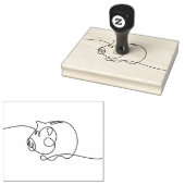 マネーバンク描スタイル ラバースタンプ (押印)