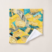 マネーパターン バスタオルセット (ウォッシュタオル)