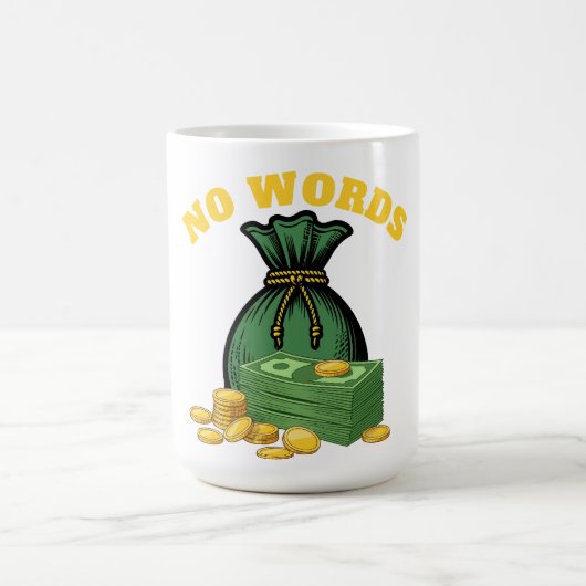 マネーヒスト - お金 アイコン 言葉なし コーヒーマグカップ (中央)