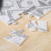 マネービッグコイン金ゴールドドルパズル ジグソーパズル (側面)