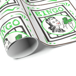 マネービンゴカード付きビンゴレディ ラッピングペーパー