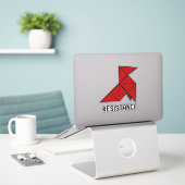 マネーホイスト耐性ラカーサデパペル シール (デスク上のノートパソコン)