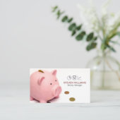 マネーマネージャー | 会計 | Piggy Bank 名刺 (スタンド正面)