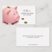 マネーマネージャー | 会計 | Piggy Bank 名刺 (正面/裏面)