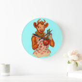 マネーマネージャー、Elsie the Cow ラージ壁時計 (ホーム)