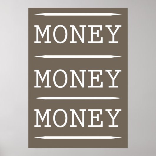 マネーマネー（ポスター） ポスター (正面)