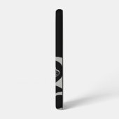 マネーメーカーサムスンケーストレンド抽象芸術ブラックWhit Samsung Galaxyケース (左側面)