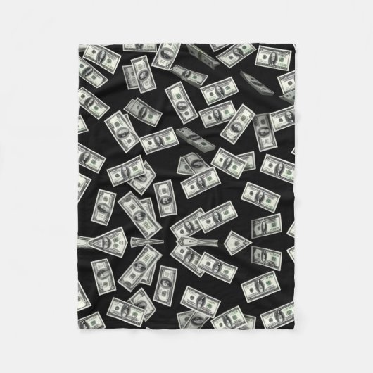 マネーメーカー装飾用クッション フリースブランケット (正面)