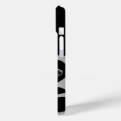 マネーメーカーiPhoneケース傾向抽象芸術白黒 Case-Mate iPhoneケース (裏面 / 左)