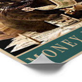 マネーラブ引用文ヴィンテージ ポスター (角)