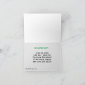 マネーレイデザイン卒業パーティーの招待 招待状 (内部)