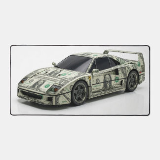 マネー折り紙 レースカー デスクマット