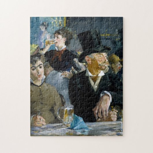 マネ印象派のカフェ絵画で ジグソーパズル (縦)