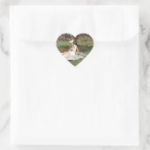 マネ印象派フランスのファミリーガーデン絵画ズ ハートシール (バッグ)