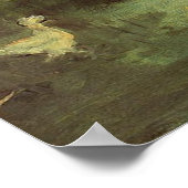 マネ印象派フランスのファミリーガーデン絵画ズ ポスター (角)