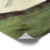 マネ印象派フランスのファミリーガーデン絵画ズ ポスター (角)