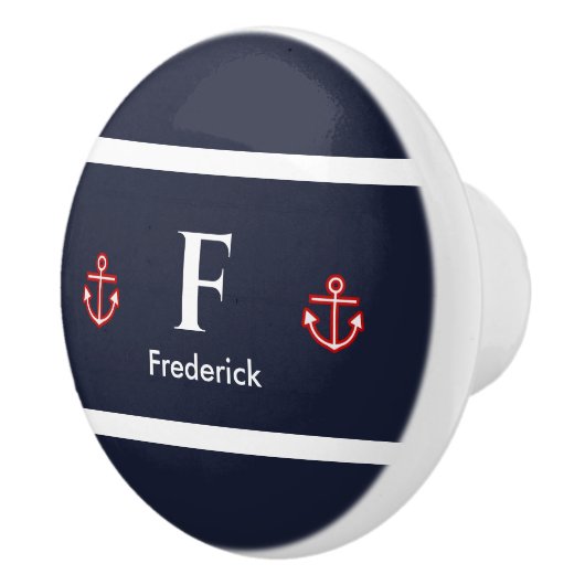 マネ航海のリーネイビーブルー白ストライプ色酒ドリンクCoas セラミックノブ (右)