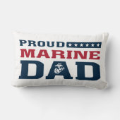 マネ誇りを持ったルパパ – カラー ランバークッション (裏面)