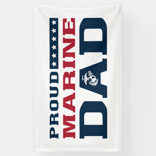 マネ誇りを持ったルパパ – カラー 横断幕 (縦)