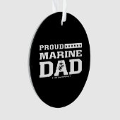 マネ誇りを持ったルパパ – ホワイト オーナメント (正面)