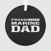 マネ誇りを持ったルパパ – ホワイト オーナメント (裏面)