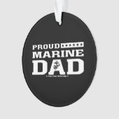 マネ誇りを持ったルパパ – ホワイト オーナメント (正面)