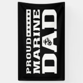 マネ誇りを持ったルパパ – ホワイト 横断幕 (縦)