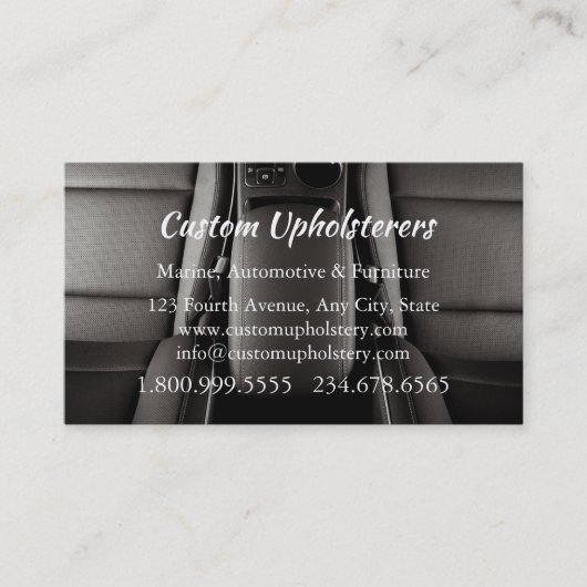 マネ車のル家具の張り付けカスタム 名刺 (正面)