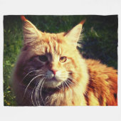 マネ・クーン フリースブランケット (正面(横))