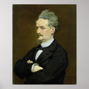 マネ ジャーナリストHenri Rochefort, 1881 ポスター