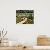 マネ – ベンチ（マイガーデン）, 1881 ポスター (キッチン)