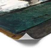 マネ – ボードレールの愛人、リクライニング ポスター (角)