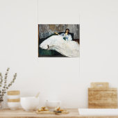 マネ – ボードレールの愛人、リクライニング ポスター (キッチン)