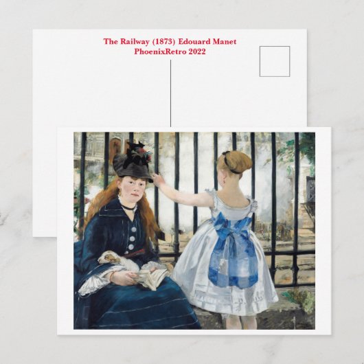 マネ ポストカード (正面/裏面)